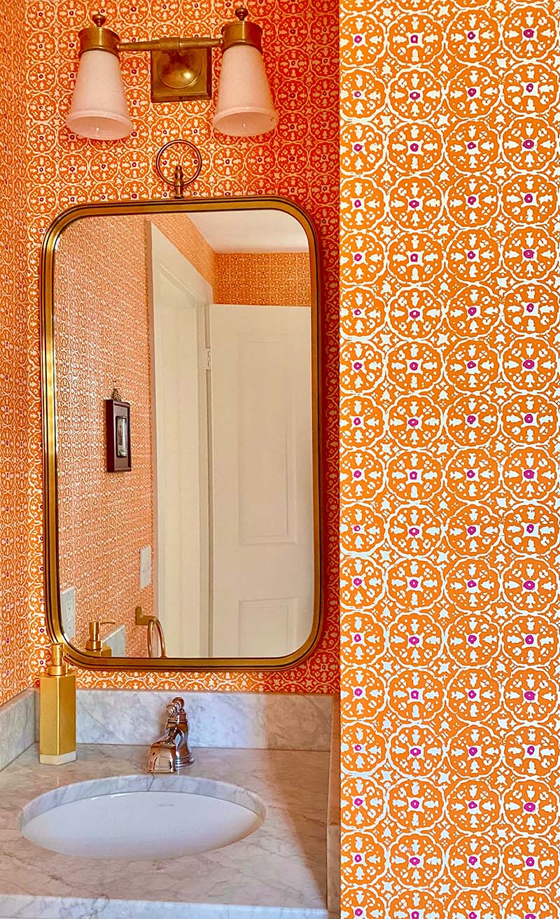 Centerline Design Interior powder room