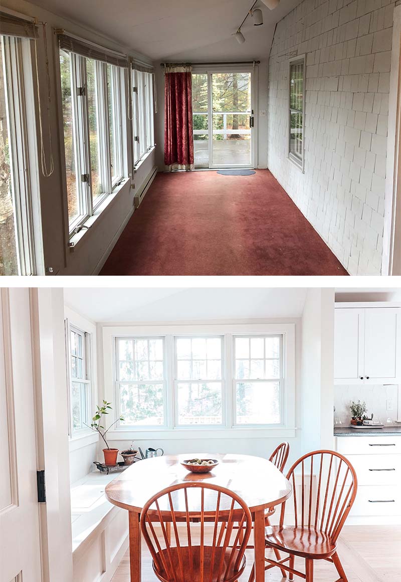 centerline before and after process