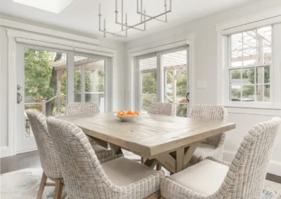 Beautiful neutral kitchen dining room remodel