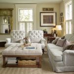 Sectional displaying a conventional fabric selection